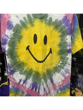 Chinatown Market Smiley Tye Dye Shirt